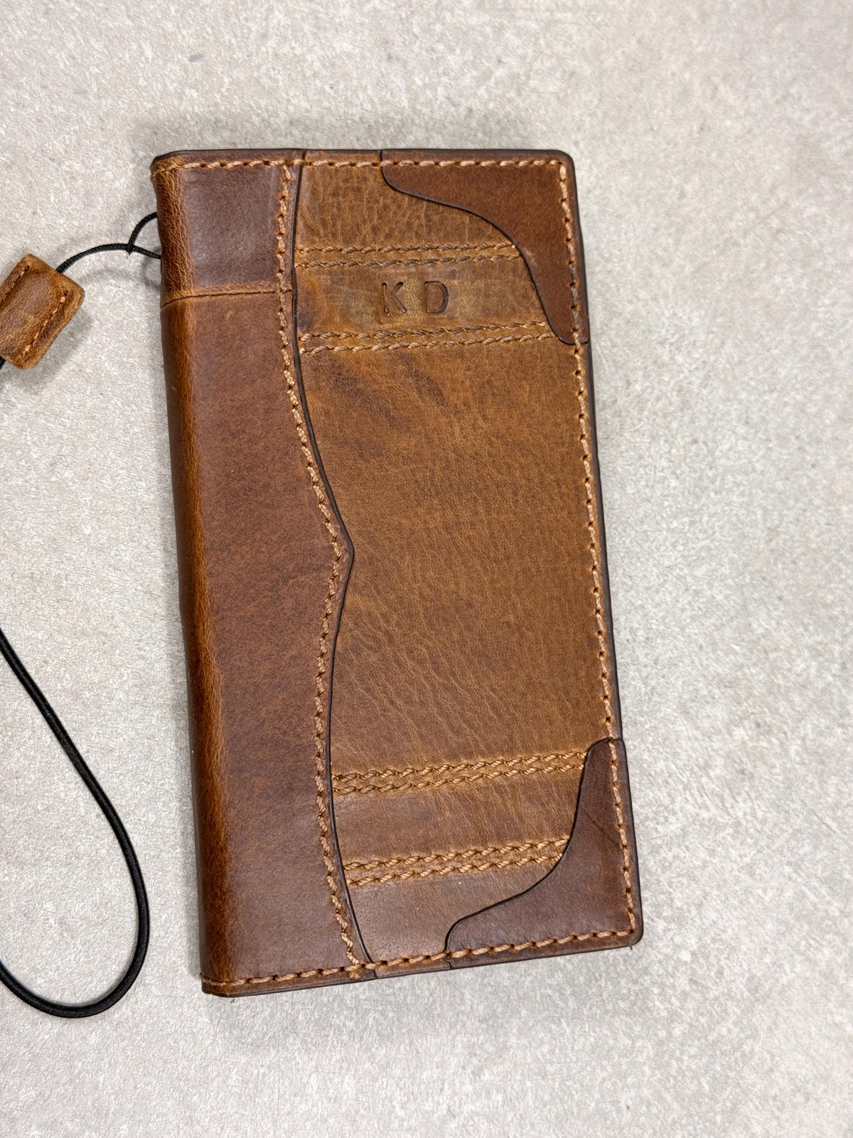 Leather Book Wallet Case for iPhone: Card Slots, Bible Style 17