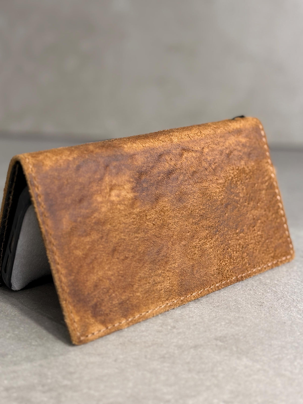 Handmade Ostrich Leather iPhone Case: Vintage Book Style  17