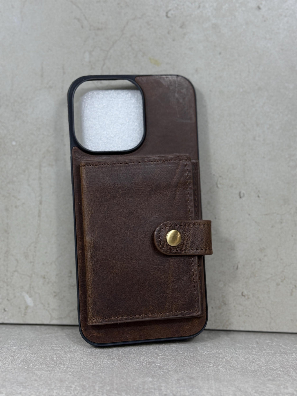 Genuine Leather Wallet Case For Galaxy S21-S26 Ultra, Card Slots (Book Design)