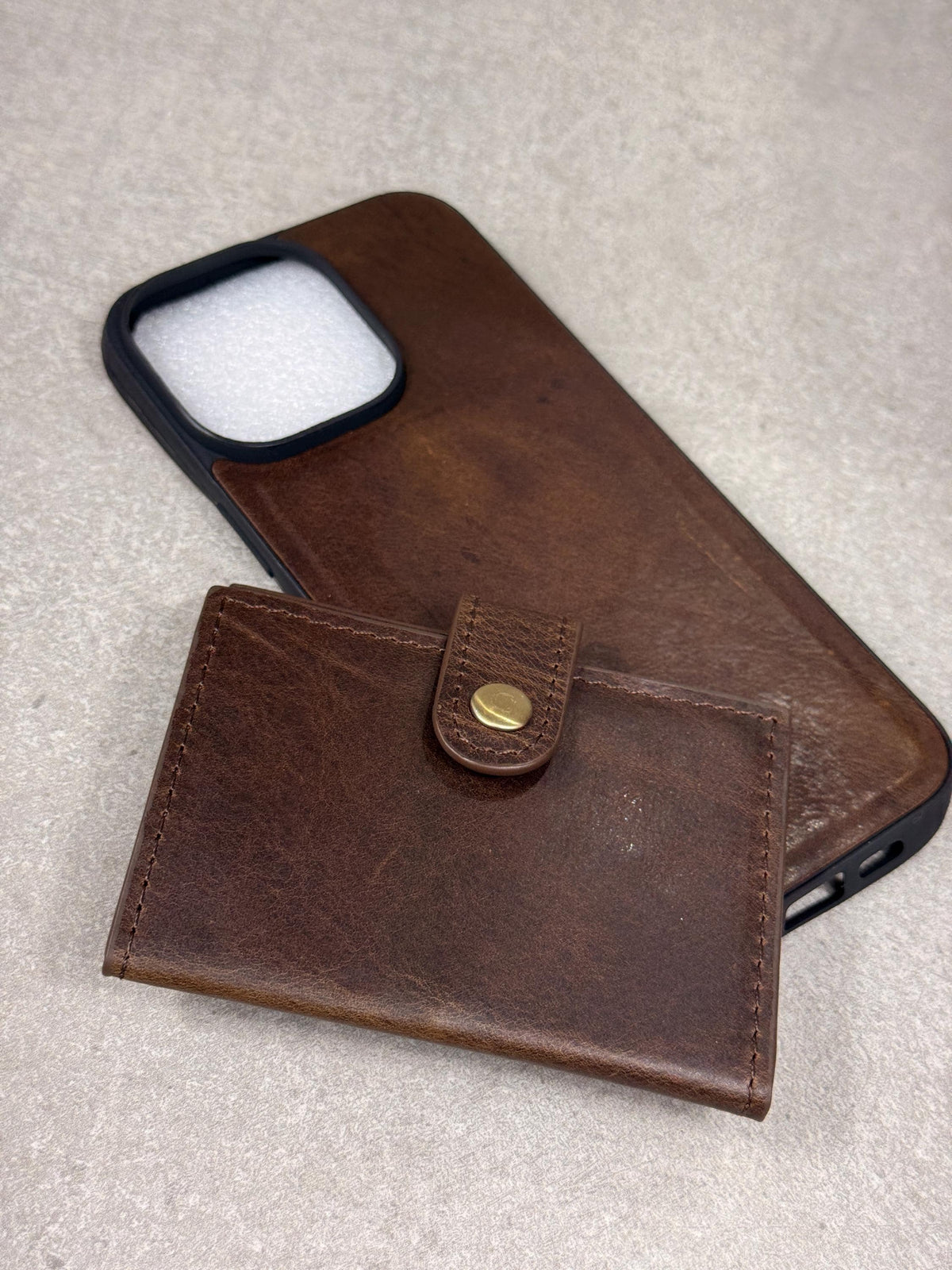 Genuine Leather Wallet Case For Galaxy S21-S26 Ultra, Card Slots (Book Design)