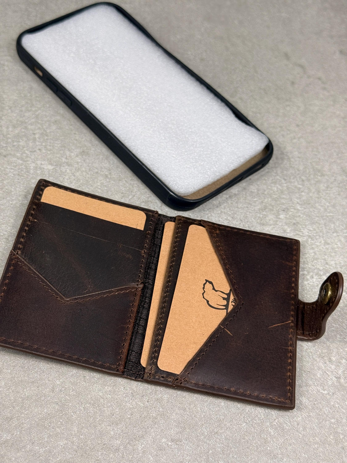 Genuine Leather Wallet Case For Galaxy S21-S26 Ultra, Card Slots (Book Design)