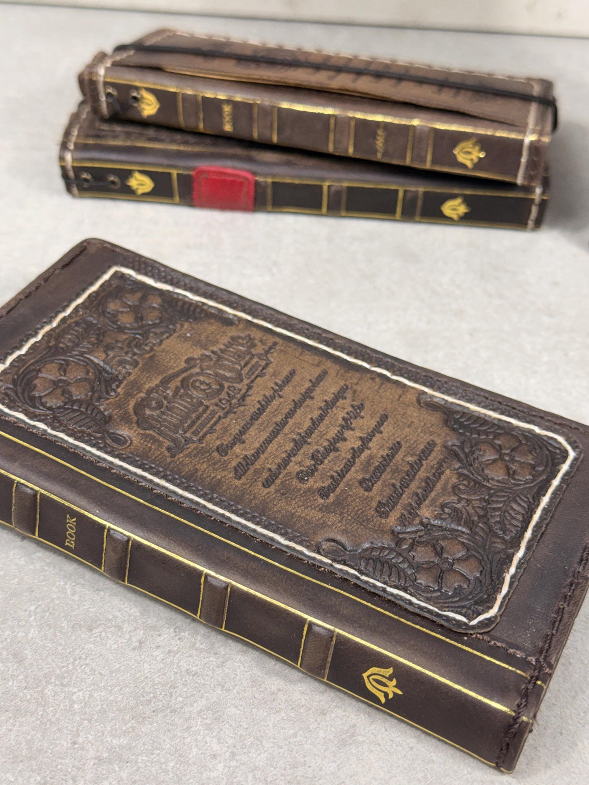 Vintage Leather iPhone 17 Wallet Case: Book Style, Card Slots