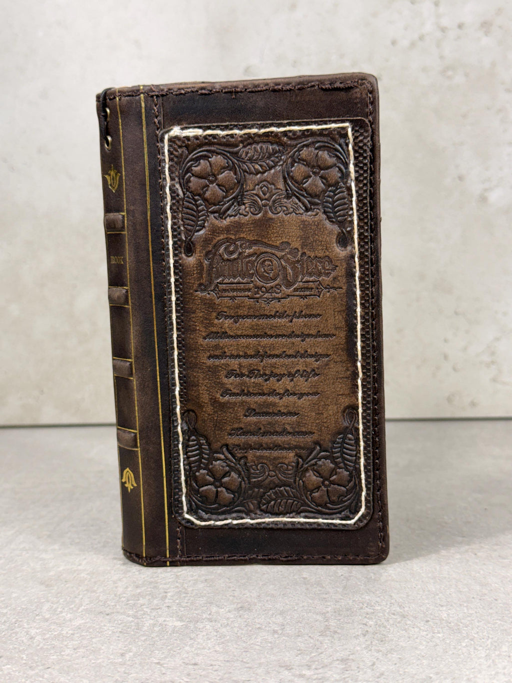 Genuine Leather fo OnePlus Open Case Wallet Handmade Wireless Luxury