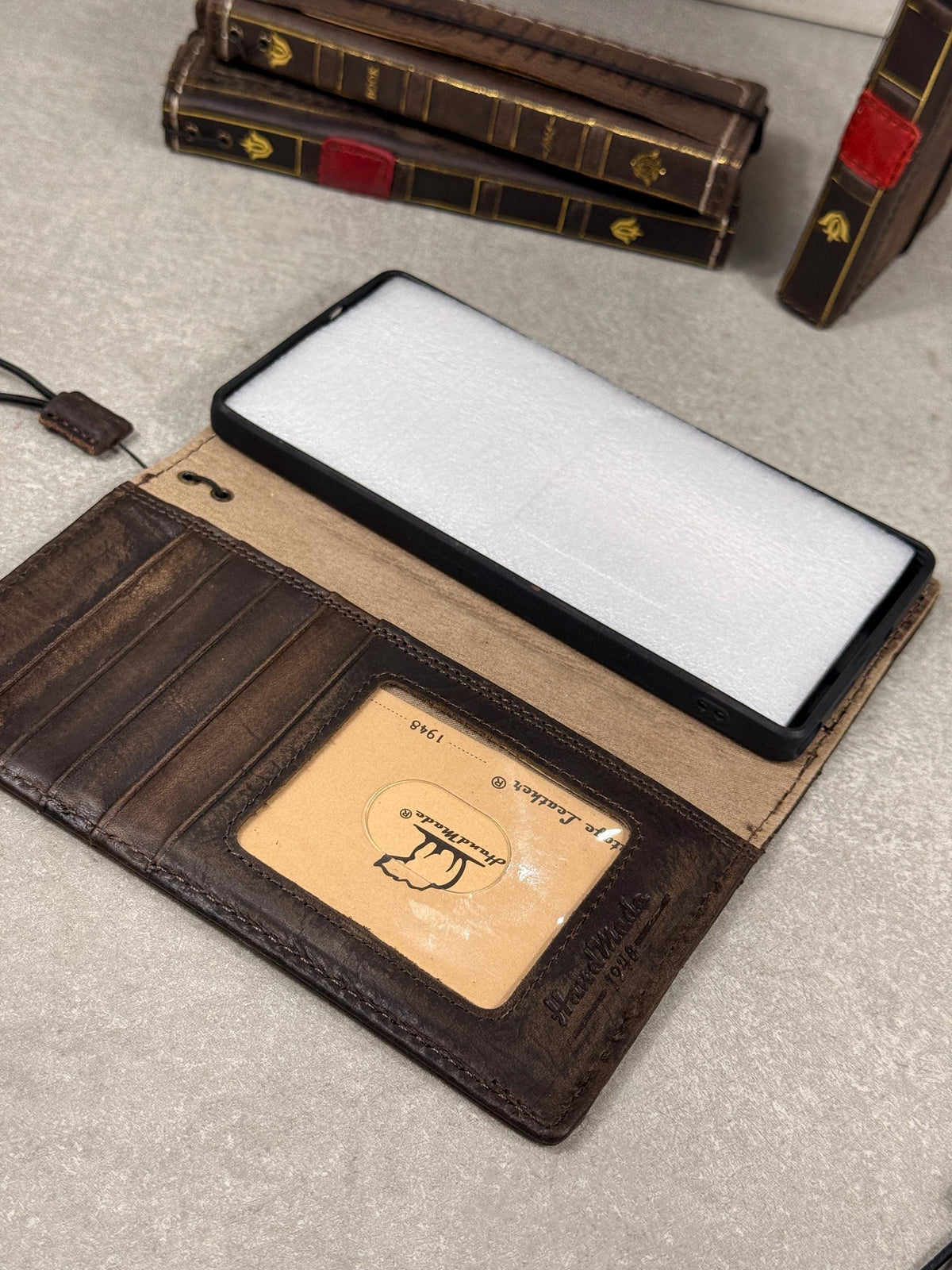 Ostrich Style Leather Wallet Case for Google Pixel