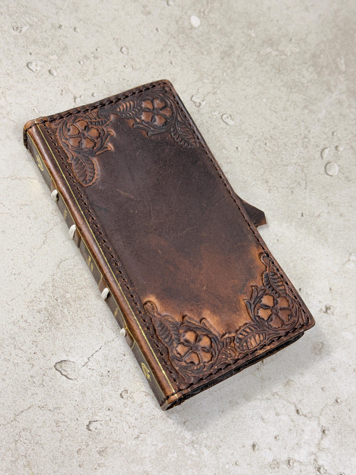Handmade Leather Wallet Phone Case: Galaxy S26 S25 S24