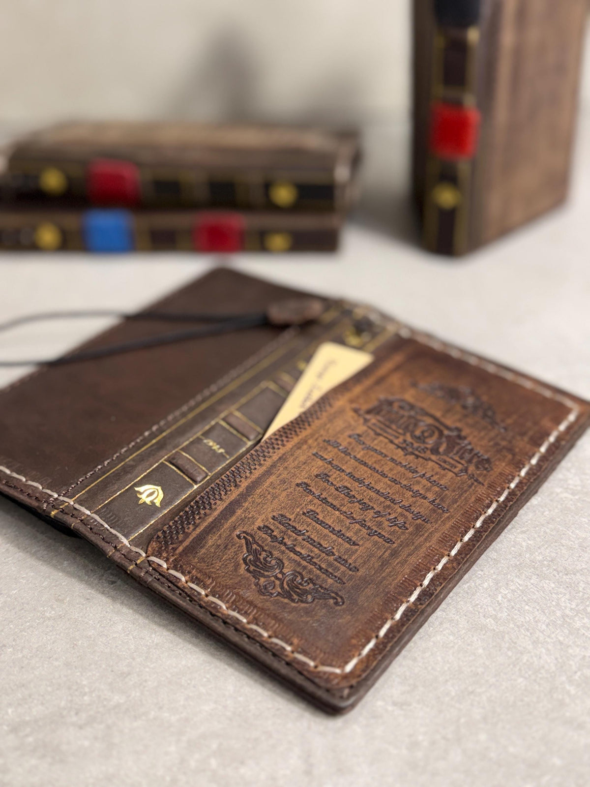 Vintage Leather iPhone 17 Wallet Case: Book Style, Card Slots