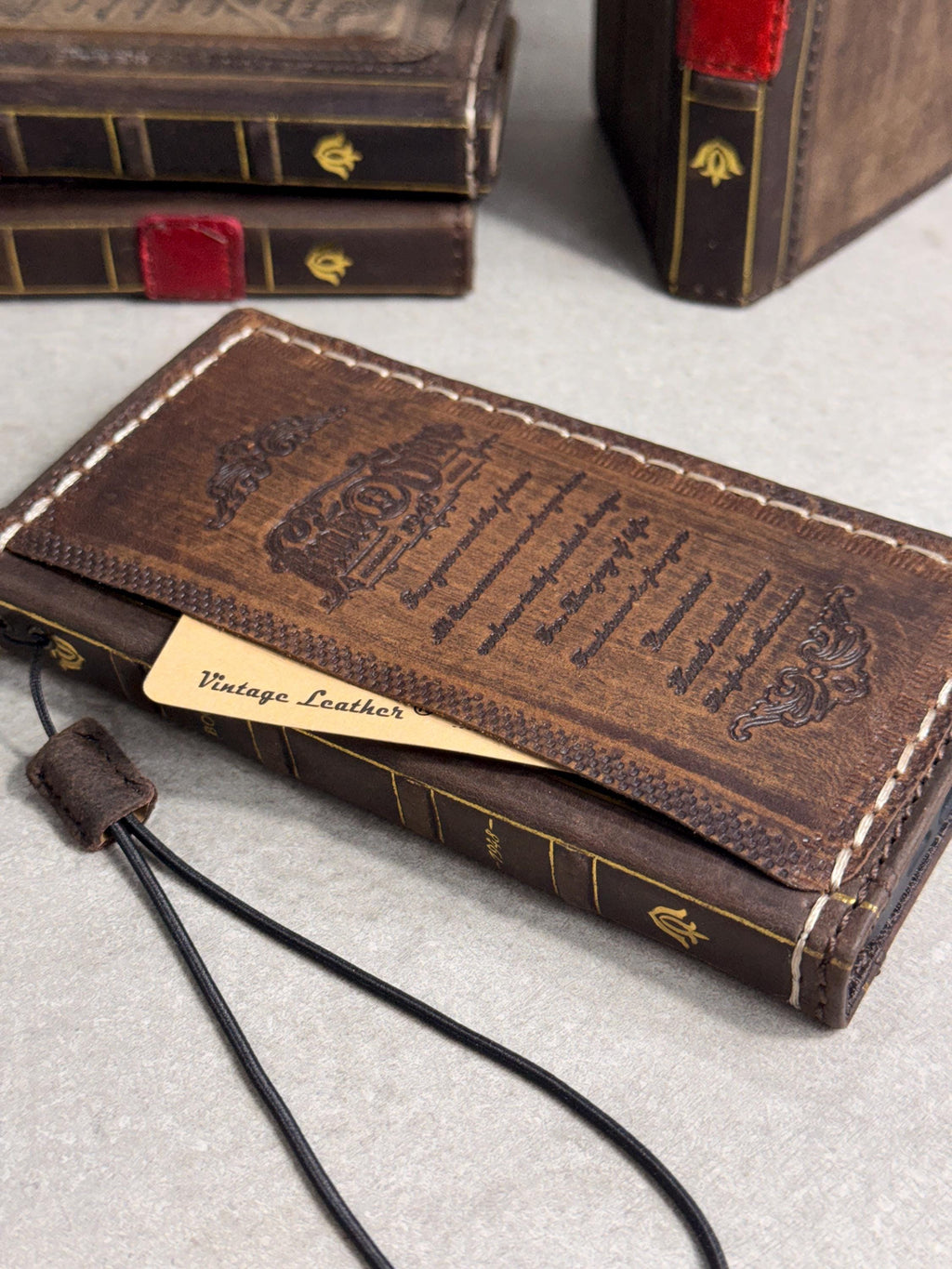 Genuine Leather fo OnePlus 15 12 12R Case Wallet Handmade Wireless Luxury oiled Ar