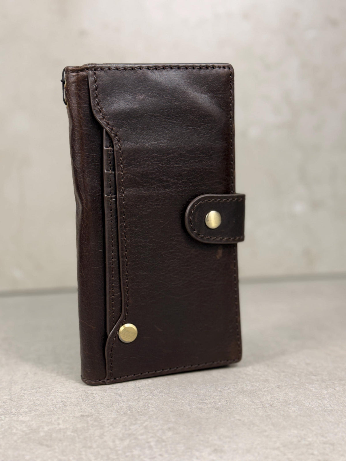 Genuine Leather fo OnePlus 15 12 12R Case Wallet Handmade Wireless Luxury oiled Ar