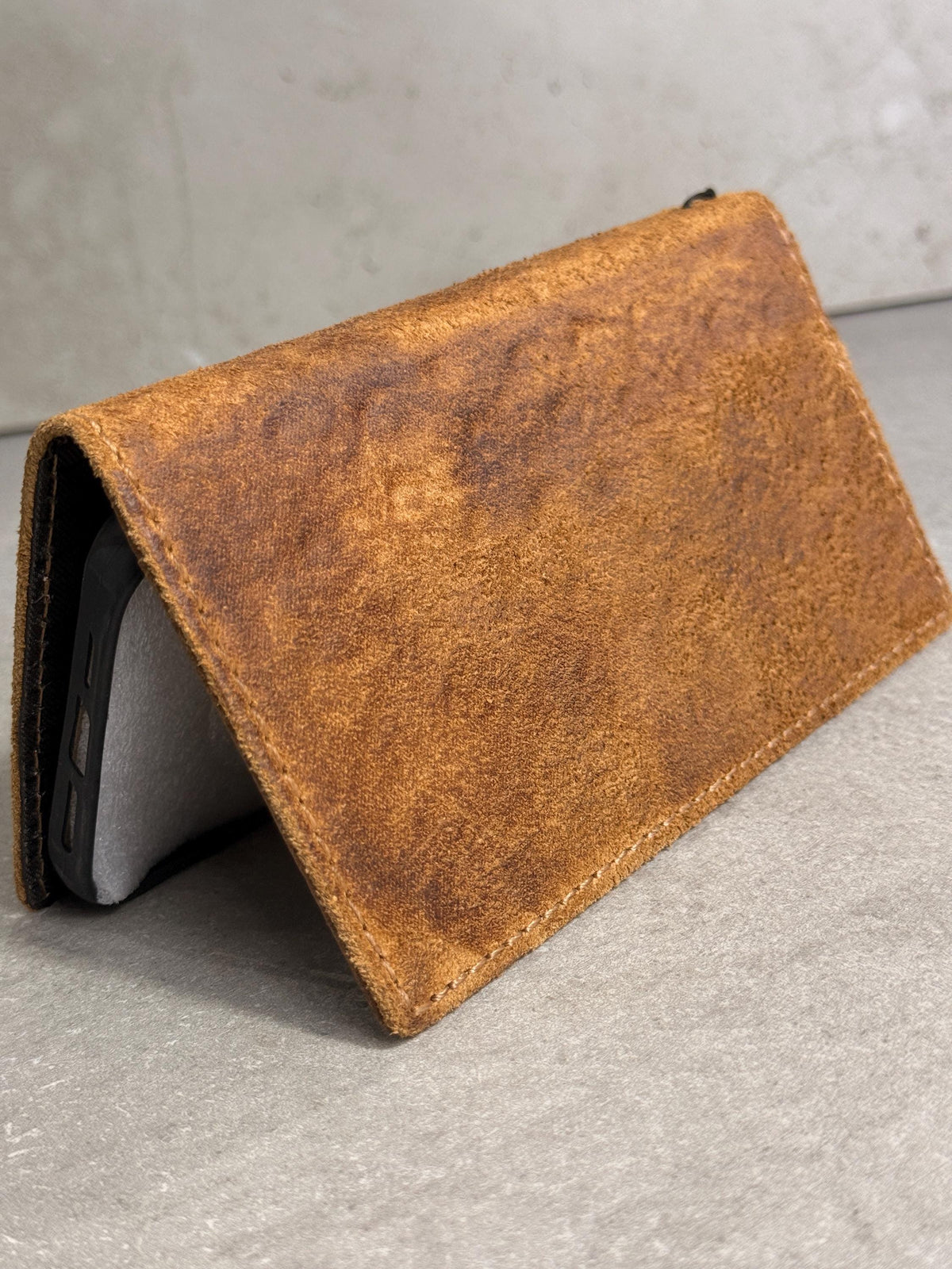 Genuine Leather fo OnePlus Open Case Wallet Handmade Wireless Luxury