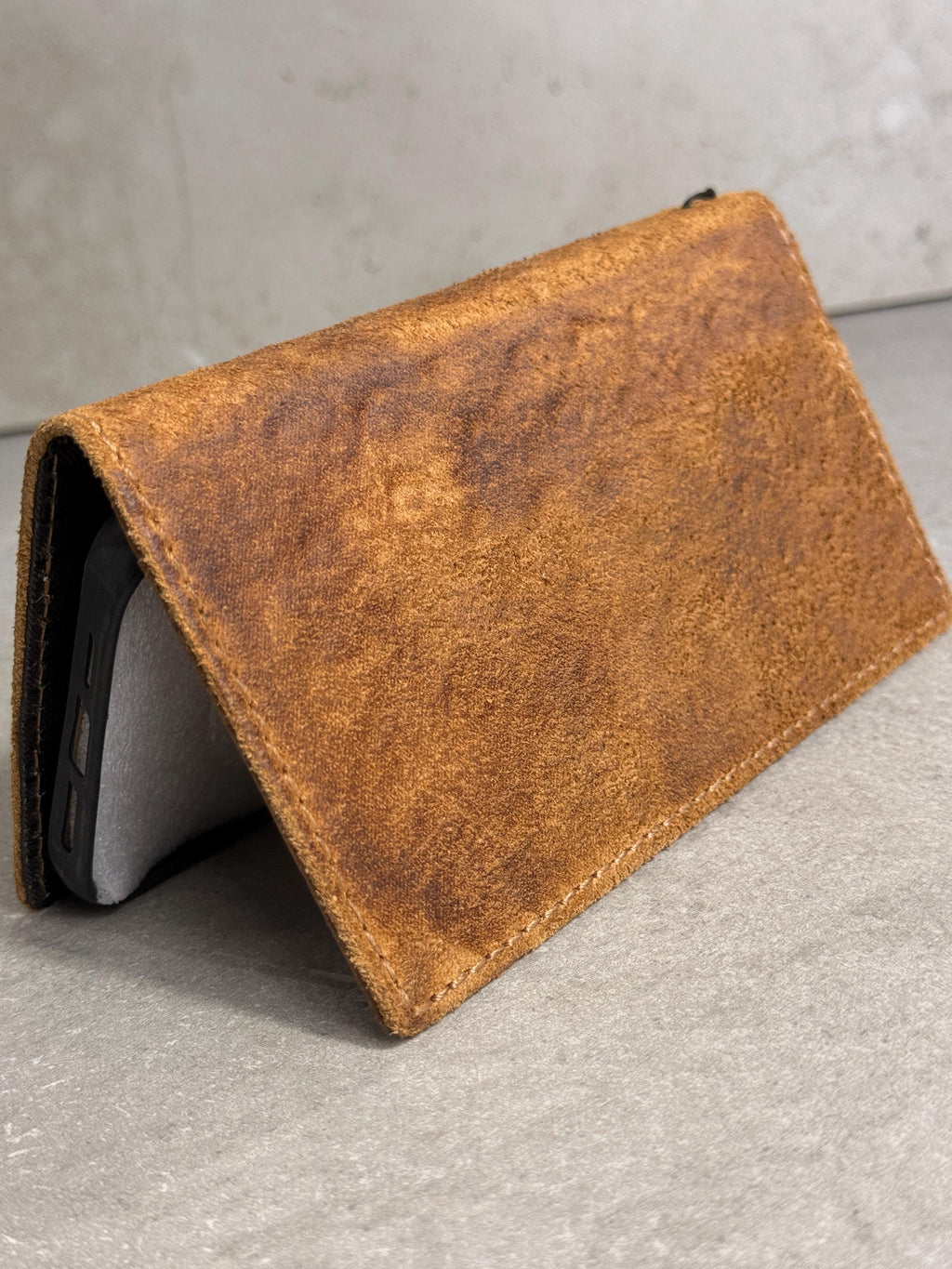 Genuine Leather fo OnePlus Open Case Wallet Handmade Wireless Luxury