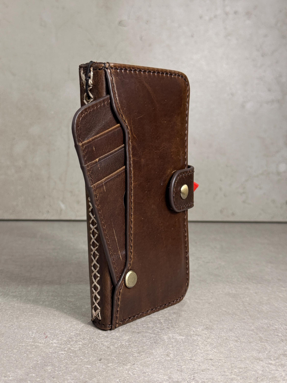 Genuine Leather fo OnePlus Open Case Wallet Handmade Wireless Luxury