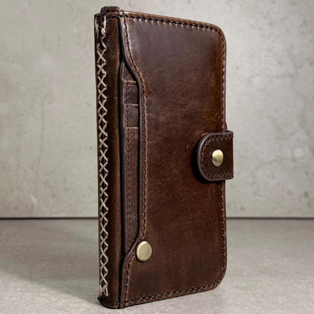 Genuine Leather fo OnePlus Open Case Wallet Handmade Wireless Luxury