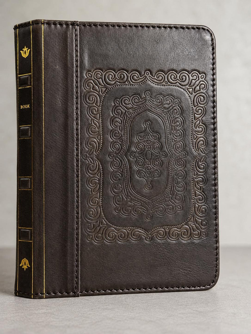 Handmade Leather iPad Cover, Book Style Case with Pen Holder