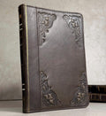 Handmade Leather Samsung tab A9+ A11+ Cover, Book Style Case with Pen Holder