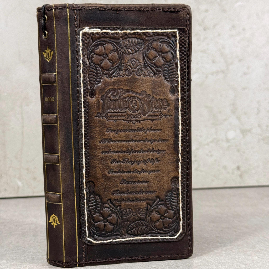 Genuine Leather fo OnePlus 15 12 12R Case Wallet Handmade Wireless Luxury oiled Ar