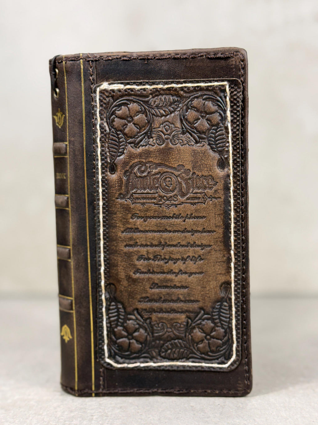 Handmade Leather Wallet Phone Case: Galaxy S26 S25 S24