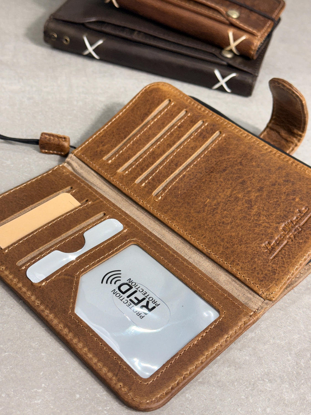 Genuine Leather fo OnePlus Open Case Wallet Handmade Wireless Luxury oiled Ar