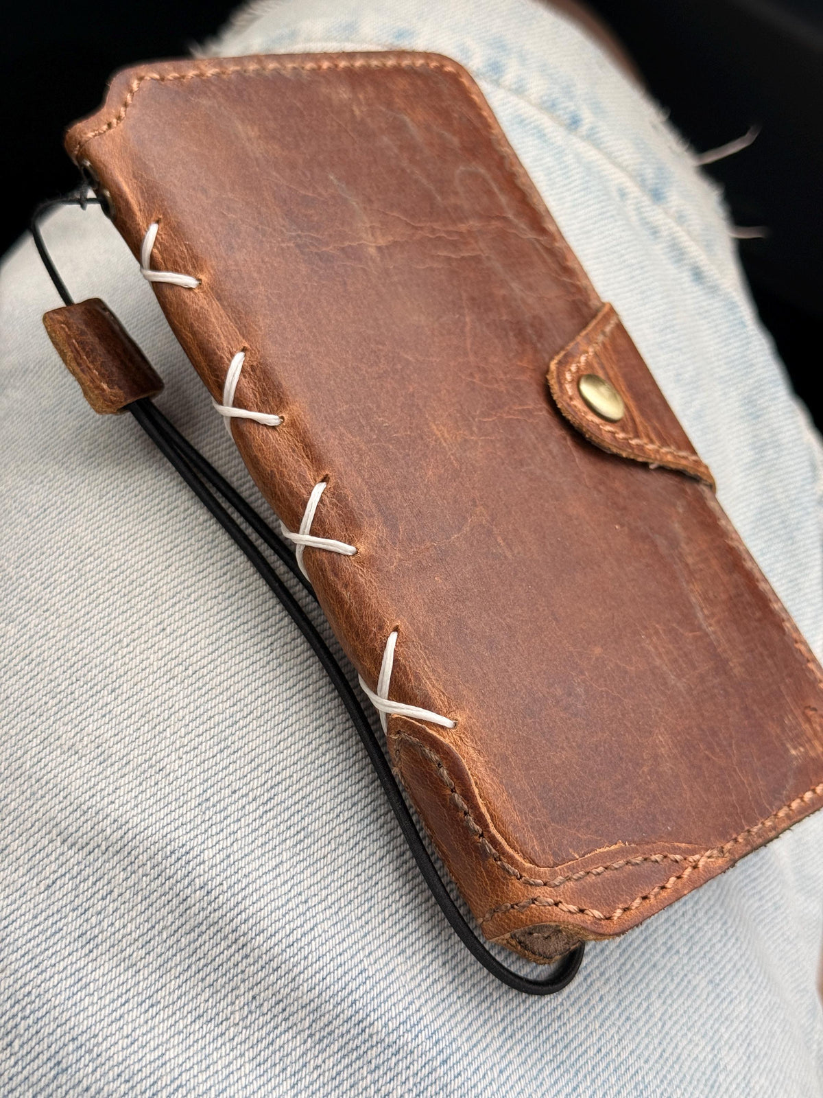 Genuine Leather fo OnePlus Open Case Wallet Handmade Wireless Luxury