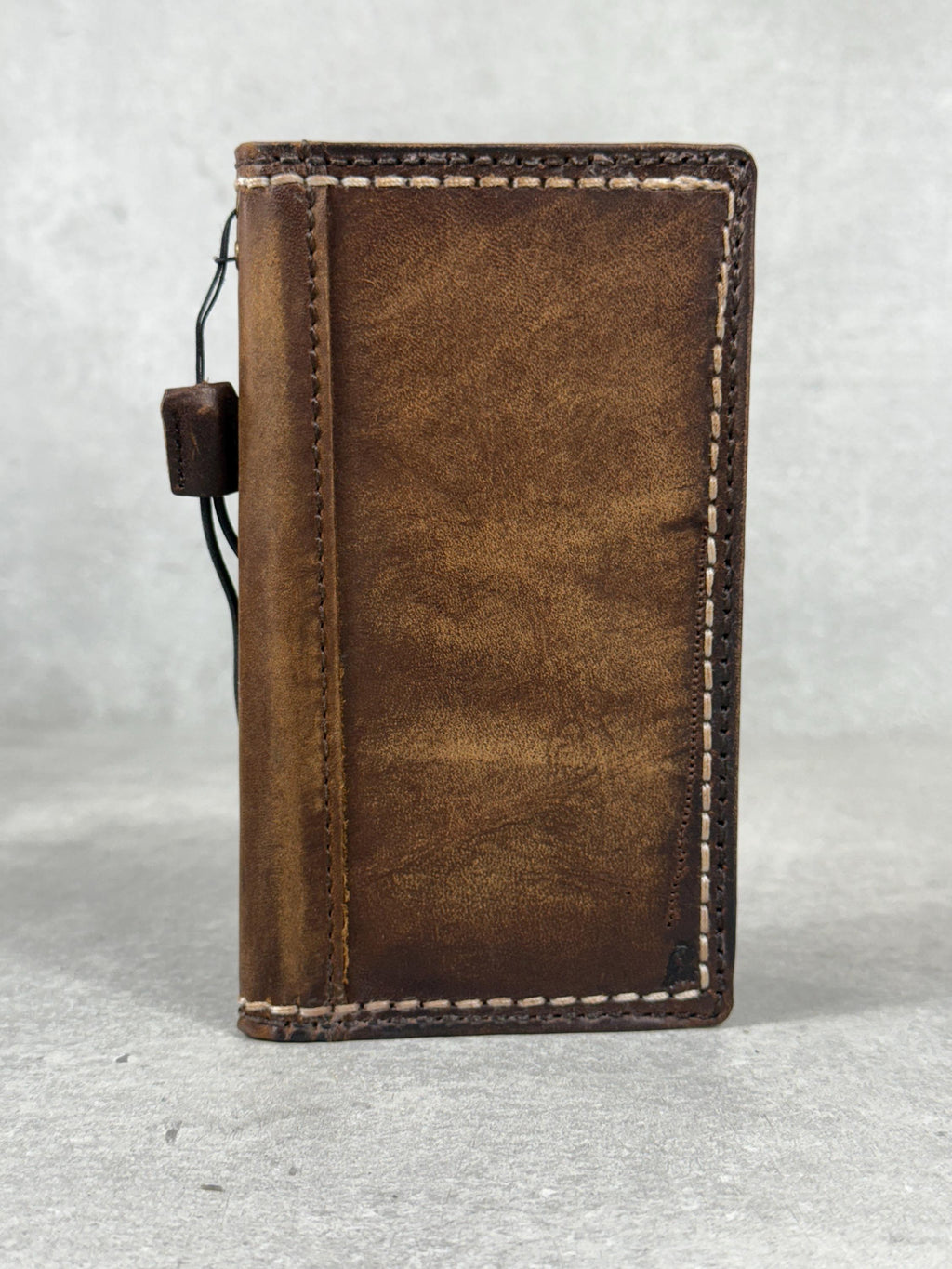 Vintage Book Style Leather iPhone Wallet Case