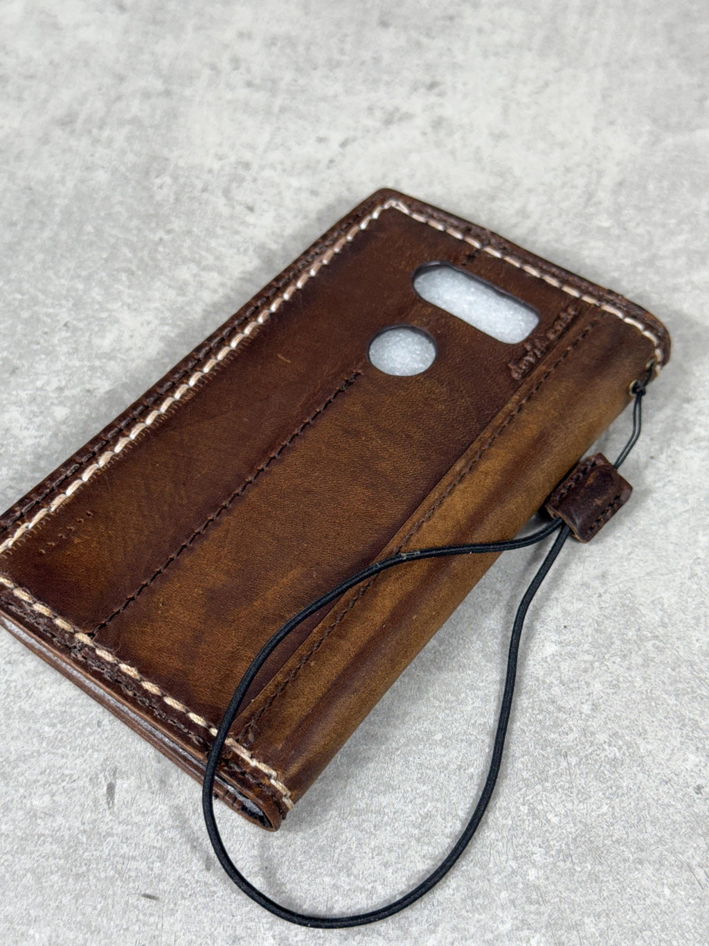 Vintage Book Style Leather iPhone Wallet Case