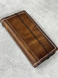 Vintage Book Style Leather iPhone Wallet Case