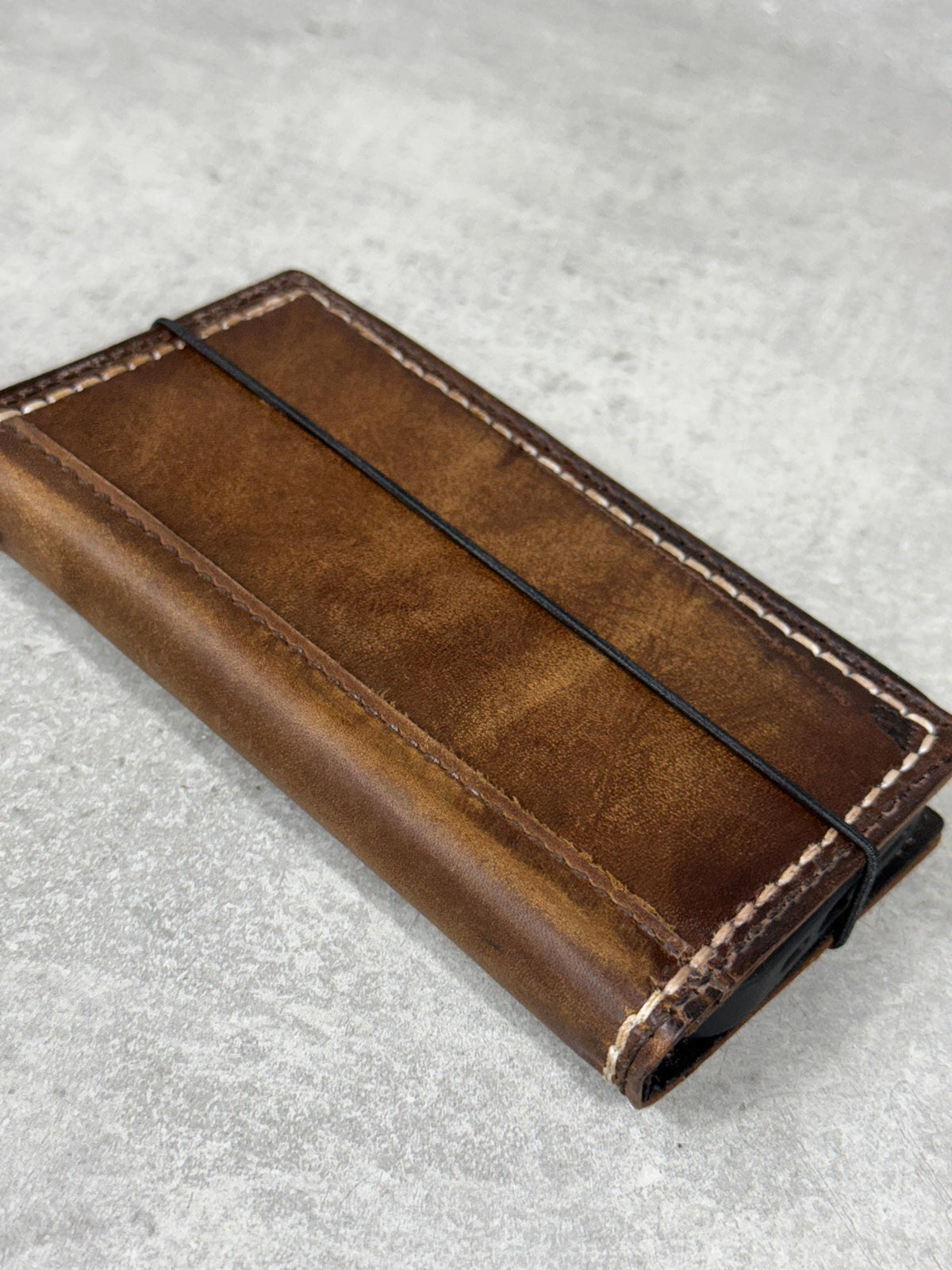 Vintage Book Style Leather iPhone Wallet Case