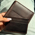 2 in 1 Leather Wallet Slim Removable Card Holder Minimalist Bifold Compact Everyday Wallet