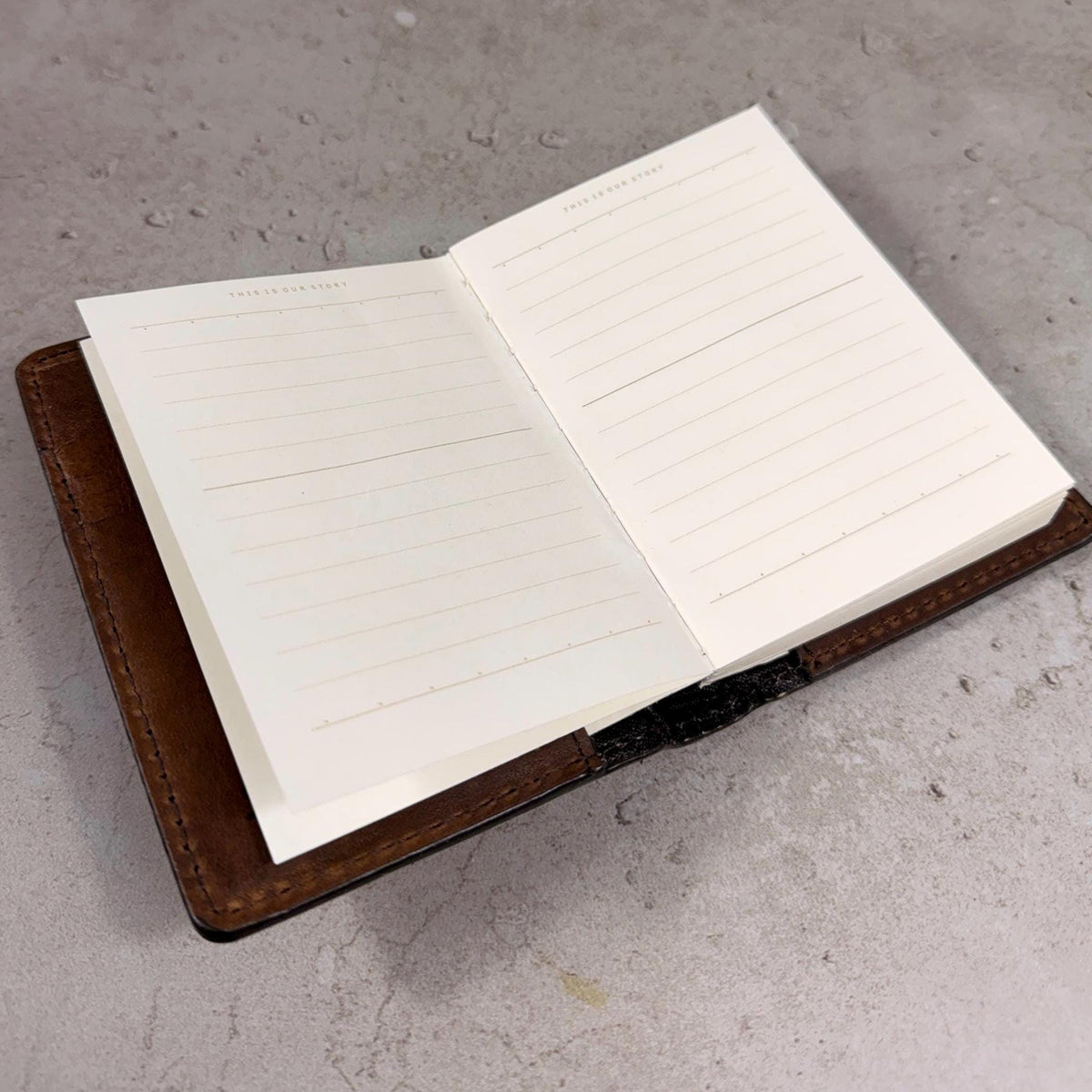 Mini Leather Book Journal – Vintage Style Rustic Diary Cover