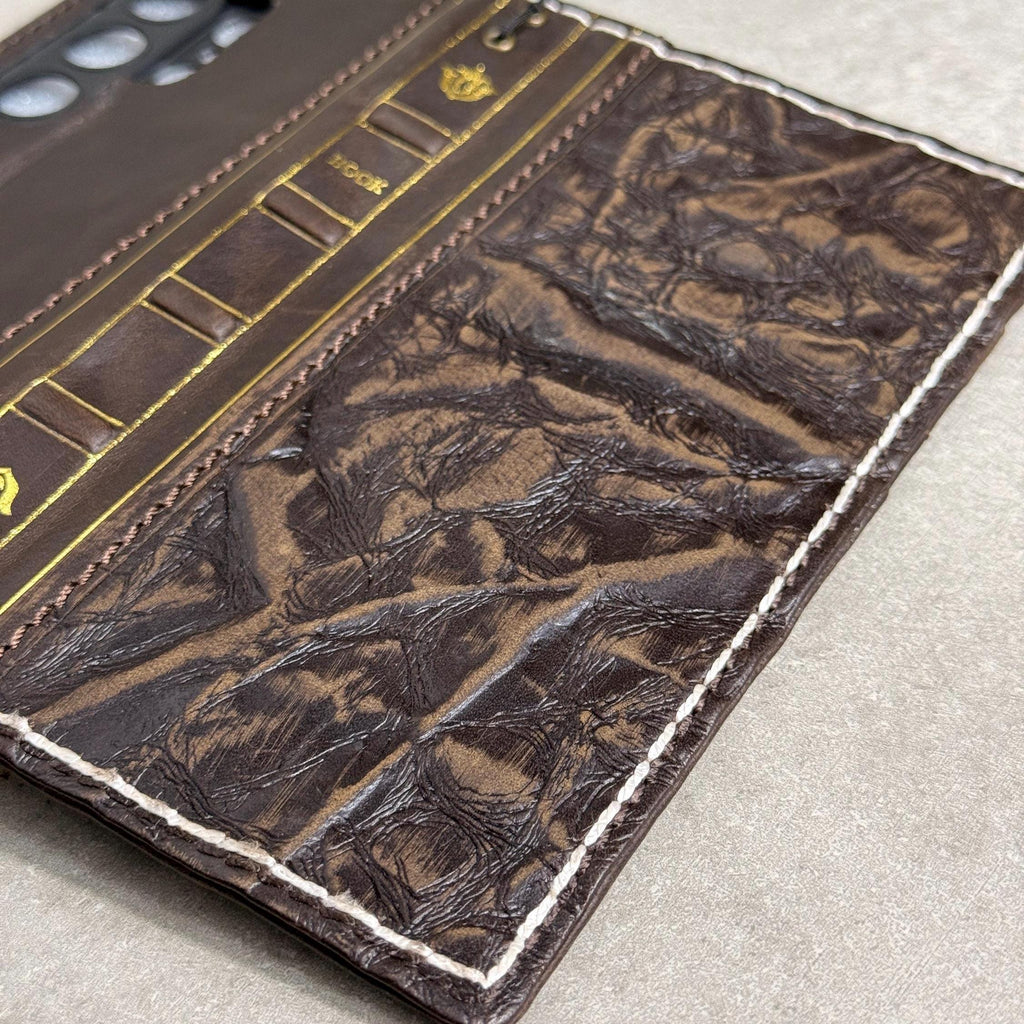 Genuine Leather fo OnePlus Open Case Wallet Handmade Wireless Luxury