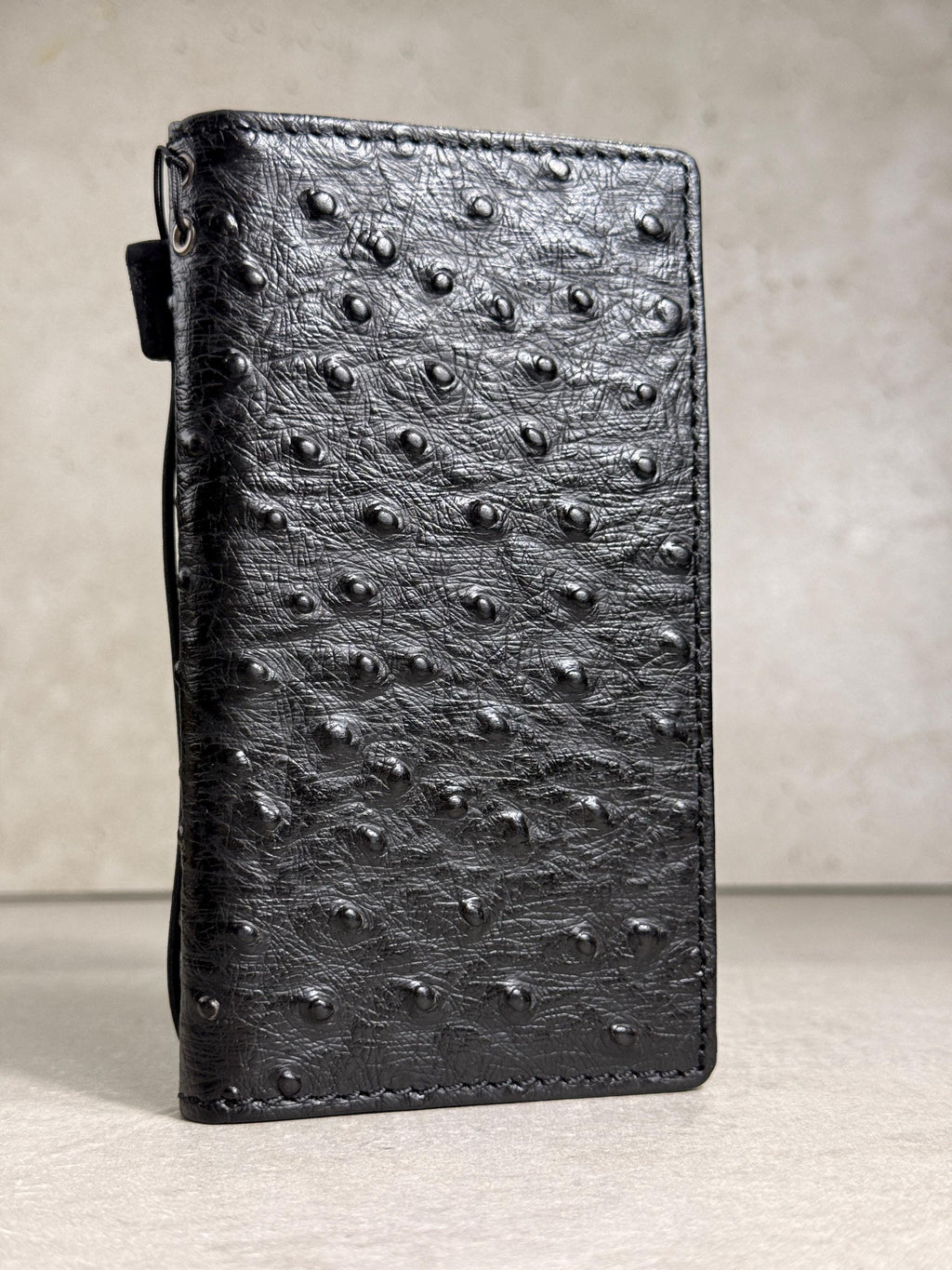 Genuine Leather Wallet Case: Vintage Book Style, Card Slots Motorola