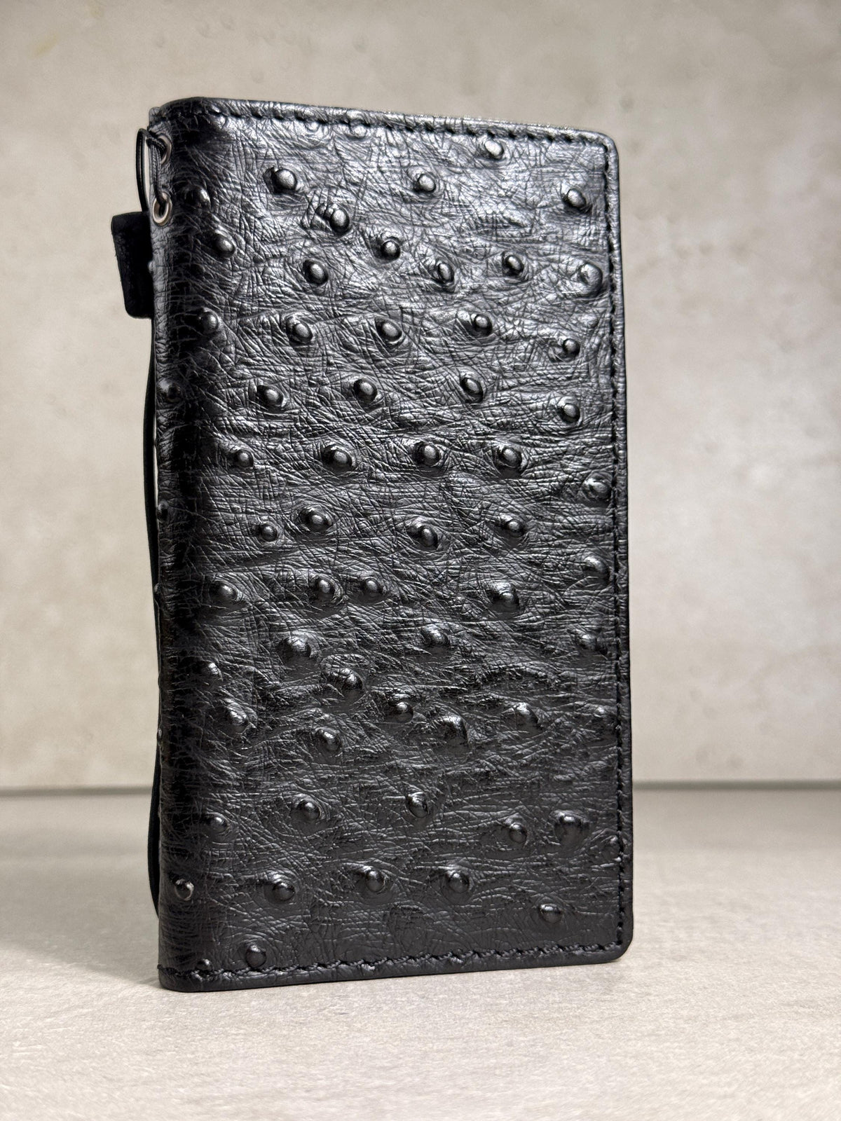 Genuine Leather Wallet Case: Vintage Book Style, Card Slots Motorola