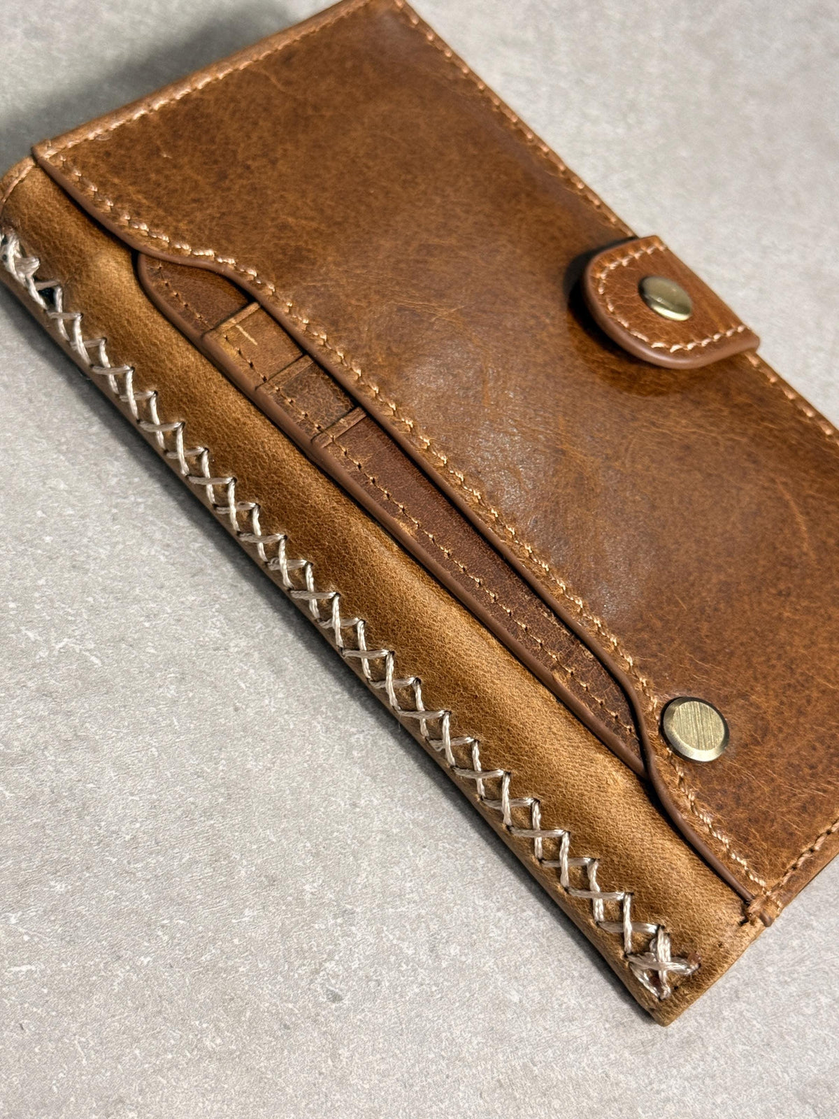 Genuine Leather fo OnePlus Open Case Wallet Handmade Wireless Luxury