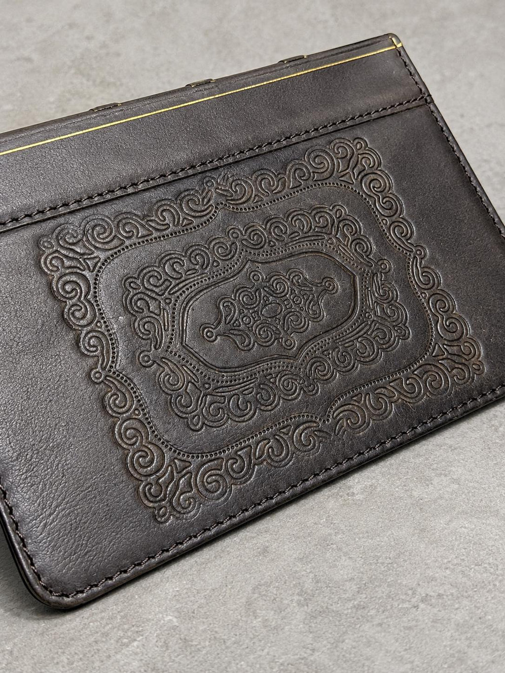 Handmade Leather iPad Cover, Book Style Case with Pen Holder
