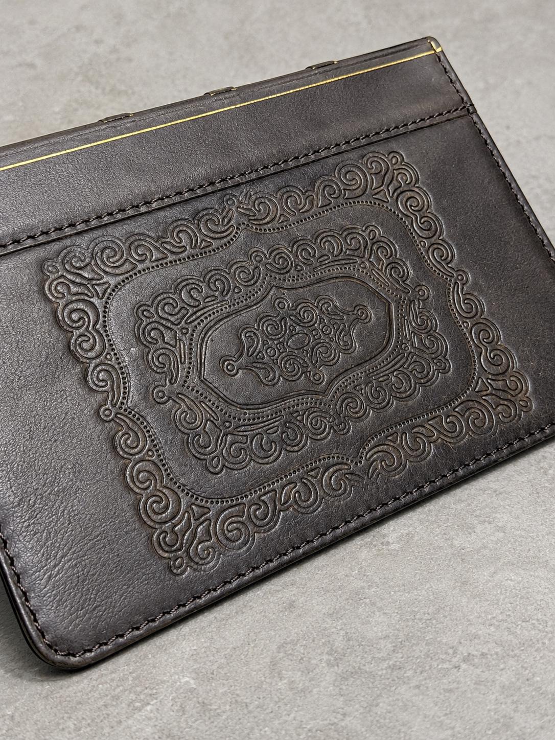 Handmade Leather iPad Cover, Book Style Case with Pen Holder