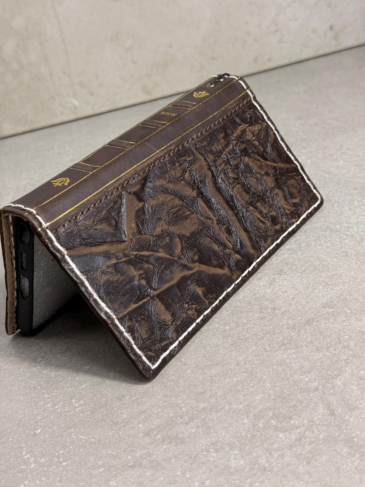 Handmade Leather Wallet Case: Galaxy S21 S22 S23 S24 S25 Ultra, Card Slots