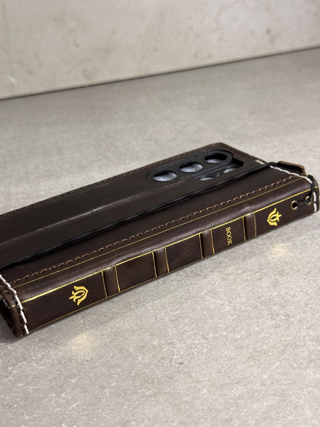 Handmade Leather Wallet Case: Galaxy S21 S22 S23 S24 S25 Ultra, Card Slots