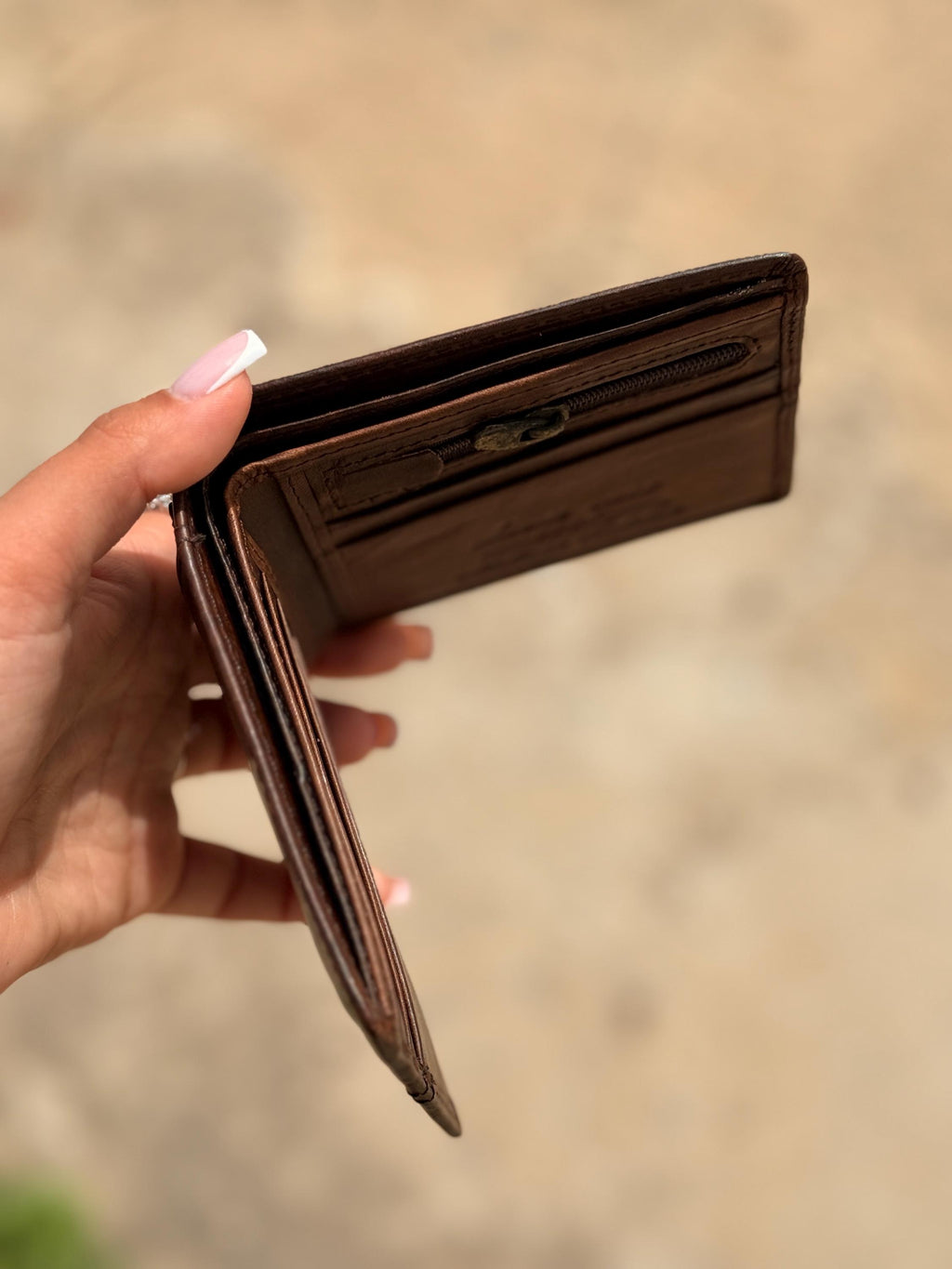 2 in 1 Leather Wallet Slim Removable Card Holder Minimalist Bifold Compact Everyday Wallet