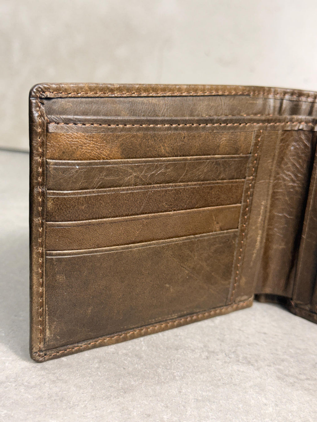 2 in 1 Leather Wallet Slim Removable Card Holder Minimalist Bifold Compact Everyday Wallet