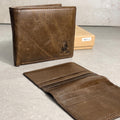 2 in 1 Leather Wallet Slim Removable Card Holder Minimalist Bifold Compact Everyday Wallet