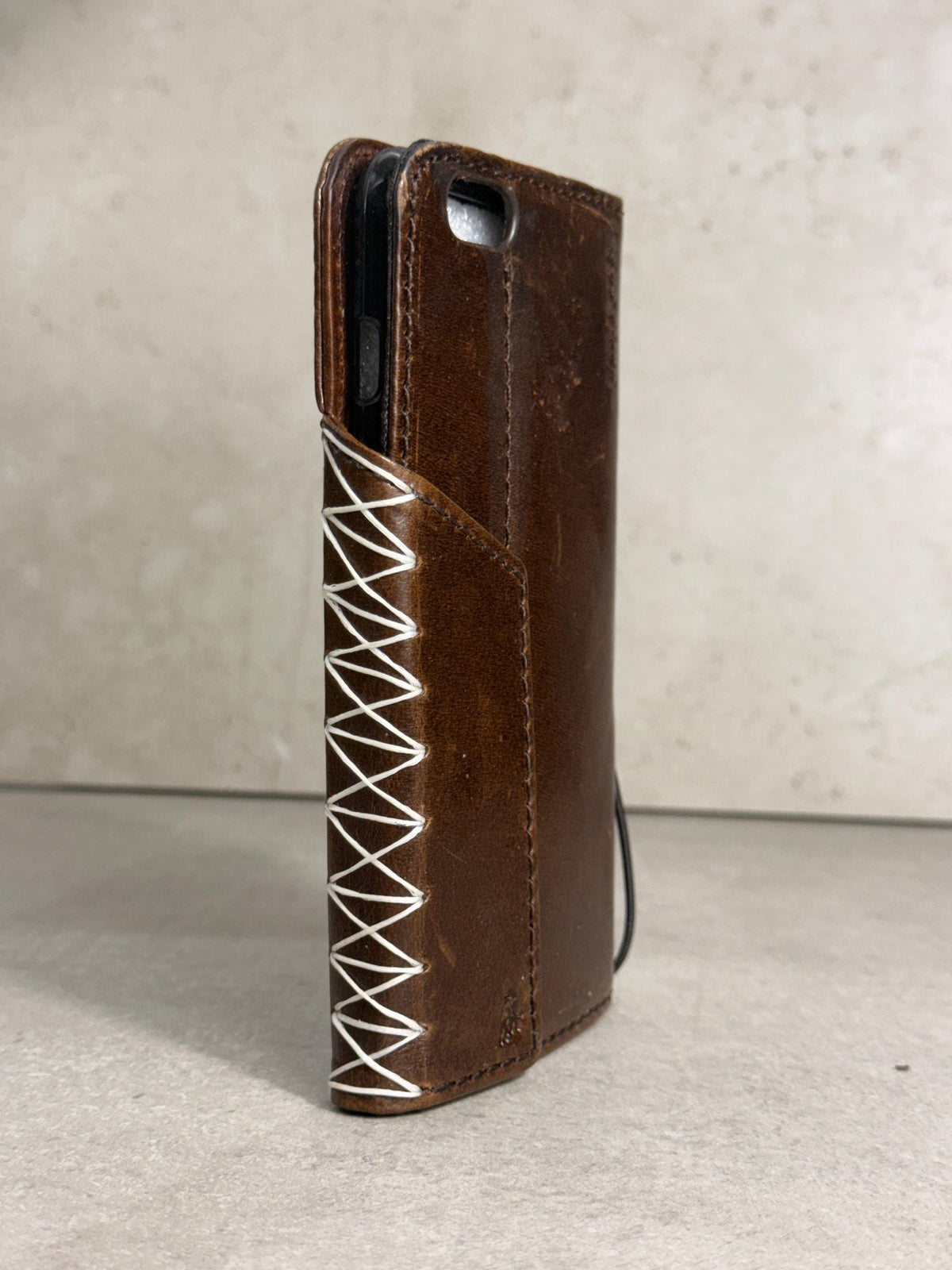 Genuine Leather Galaxy S22 S23 S24 Ultra Wallet Case: Red Heart