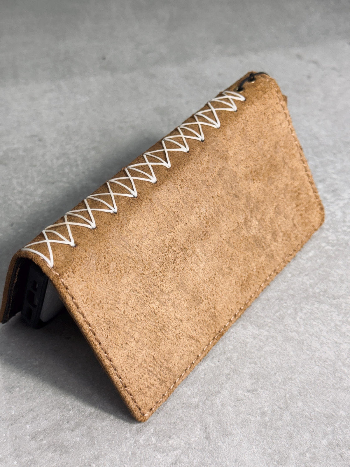 Vintage Leather Wallet Case for iPhone: Book Style, Card Slots