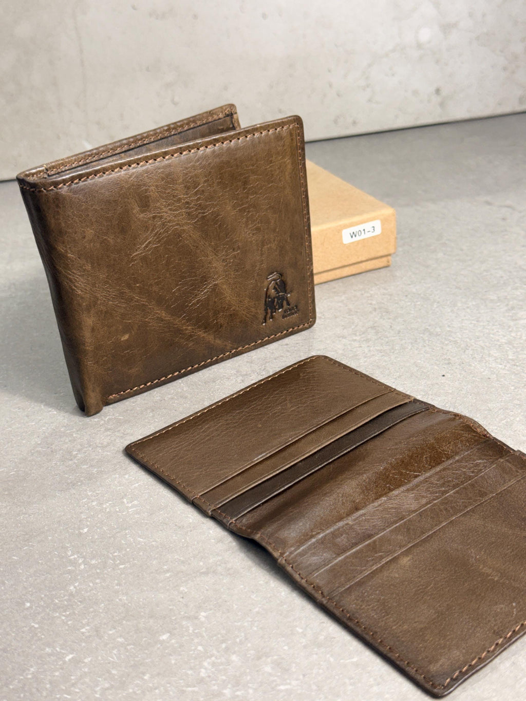 2 in 1 Leather Wallet Slim Removable Card Holder Minimalist Bifold Compact Everyday Wallet