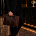 Handcrafted Brown Leather Laptop Bag, Work Satchel, Unisex MacBook Case