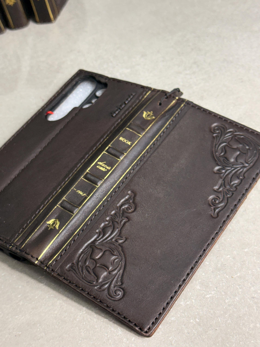 Vintage Leather Wallet Case for Nubia Redmagic 11 pro : Book Style, Card Slots