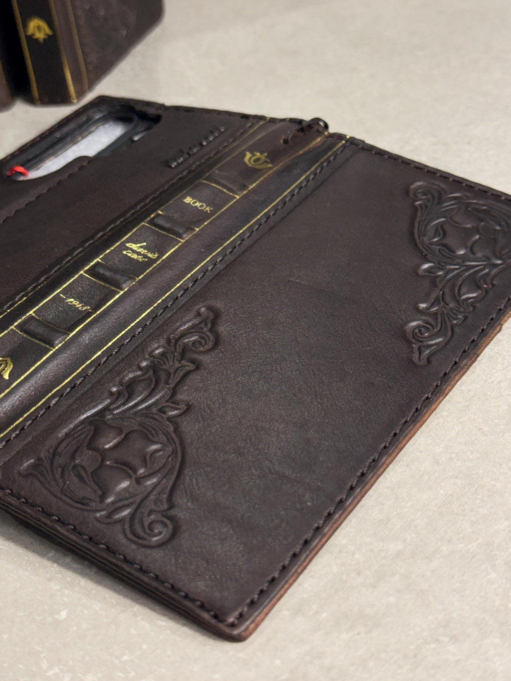 Vintage Leather Wallet Case for Nubia Redmagic 11 pro : Book Style, Card Slots