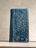 Genuine Leather Wallet Case for Galaxy: Vintage Book Style Cover