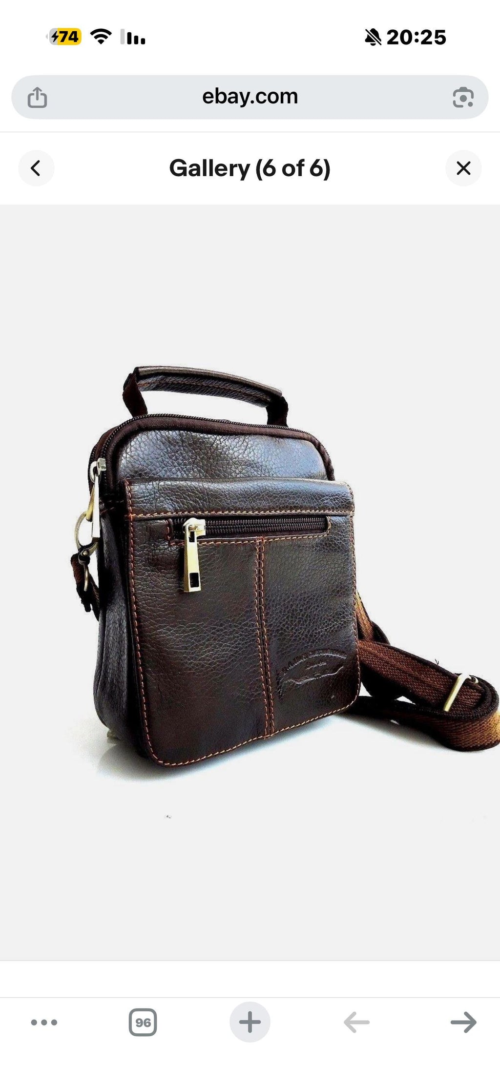 Genuine Leather Bag Handmade Side Bag for Men and Women Vintage Gift