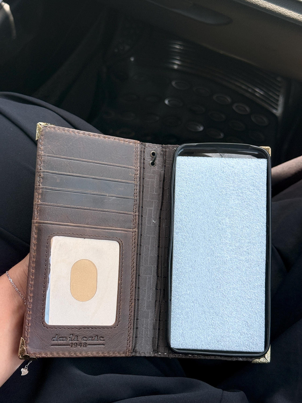 Genuine Leather Wallet Case For Galaxy S21-S26 Ultra, Card Slots (Book Design)