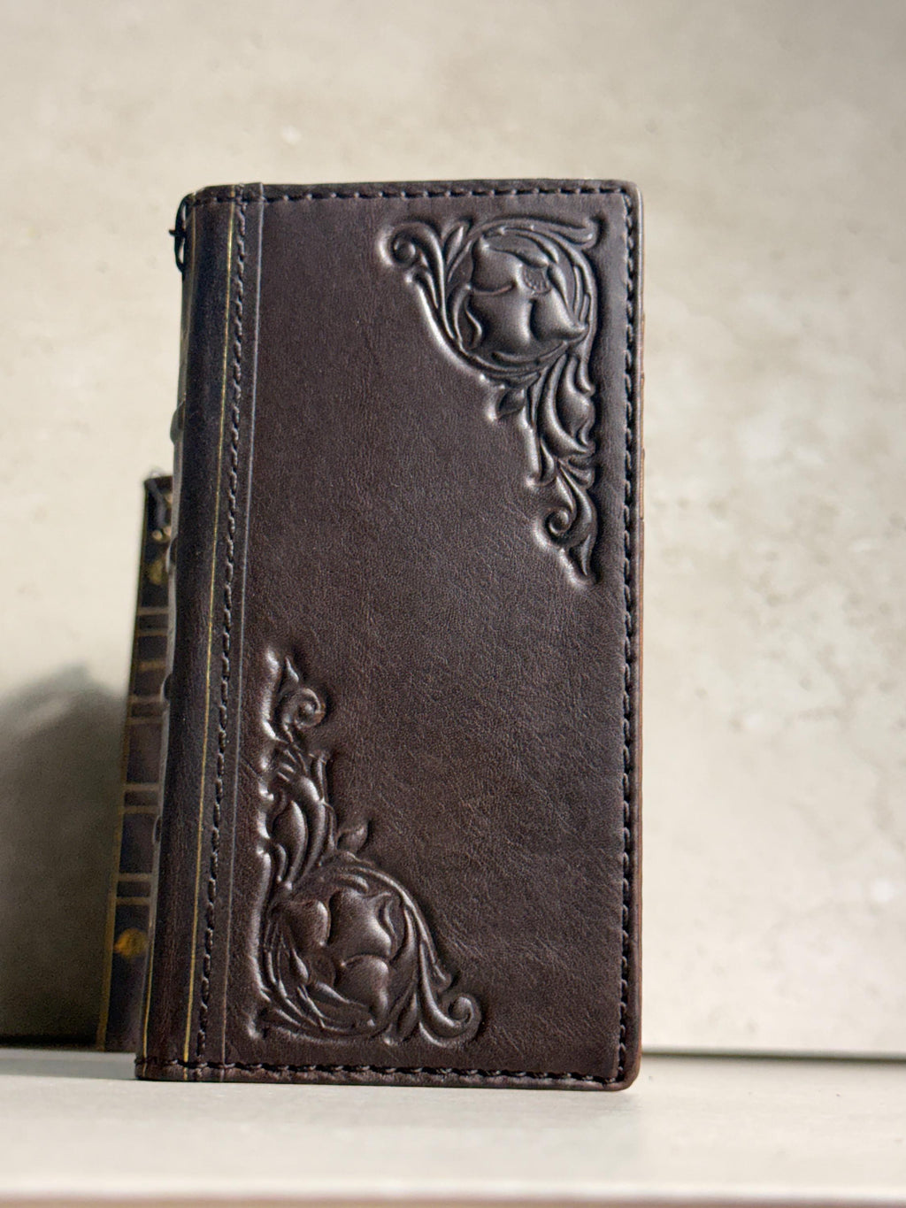 Vintage Leather Wallet Case for Nubia Redmagic 11 pro : Book Style, Card Slots