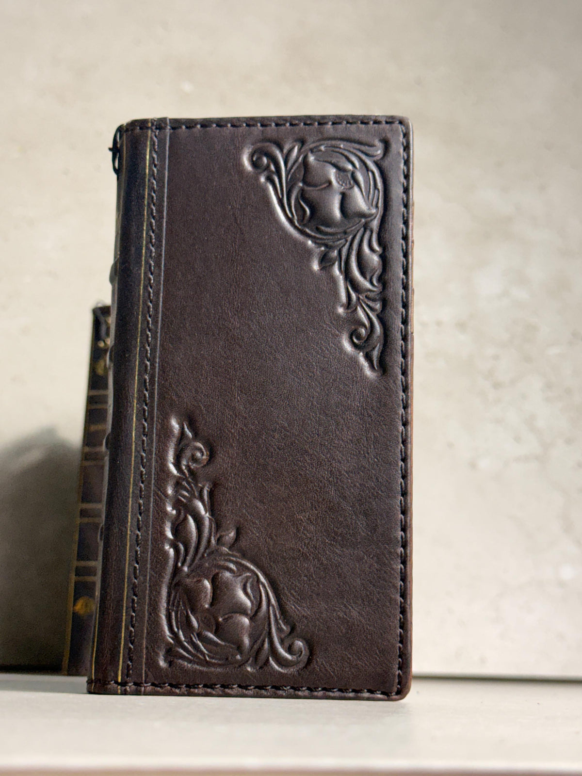 Vintage Leather Wallet Case for Nubia Redmagic 11 pro : Book Style, Card Slots